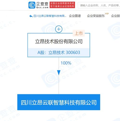 立昂技术成立云联智慧科技公司，注册资本1亿元布局信息系统集成服务